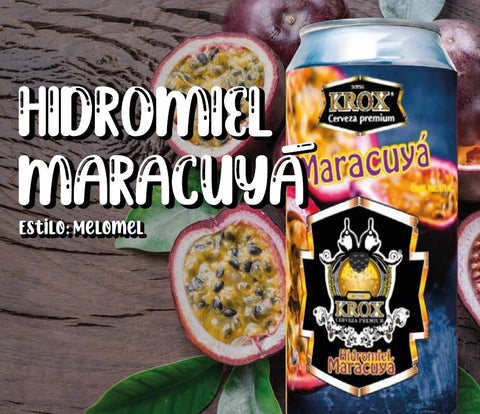 Slushy Seltzer Krox Maracuya Granada 473 ml