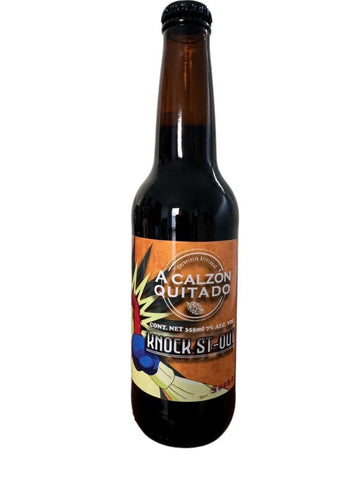 Cerveza A Calzón Quitado Knock Stout 355 ml