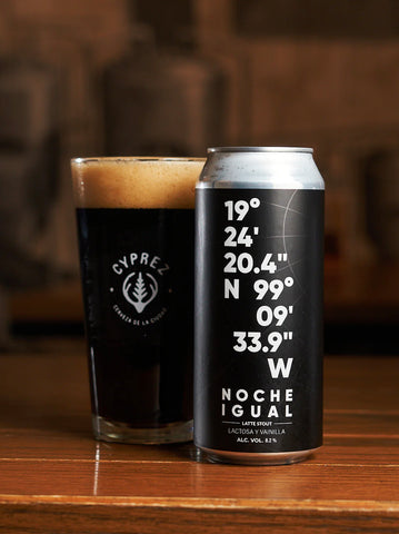 Cerveza Cyprez Noche Igual 2024 - Latte Stout - 473ml
