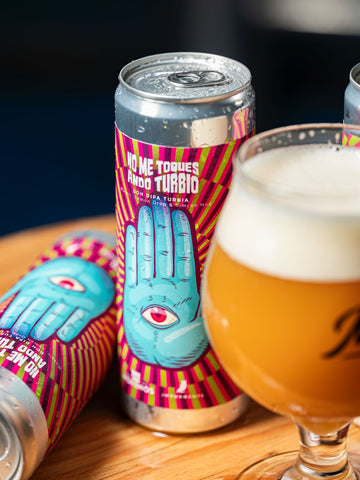 Cerveza Morenos - No Me Toques Ando Turbio - DDH DIPA Turbia 473 ml