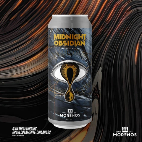 Cerveza Morenos Midnight Obsidian 473 ml