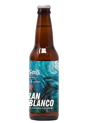 Cerveza Aguamala Gran Blanco IPA botella de 355 ml