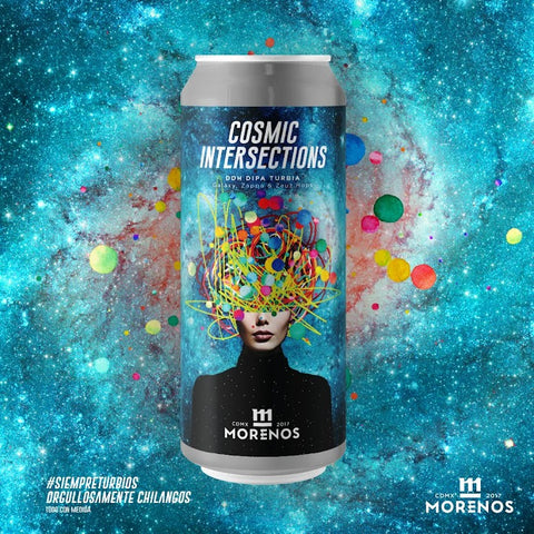 Cerveza Morenos Cosmic Intersection DDH IPA 473 ml
