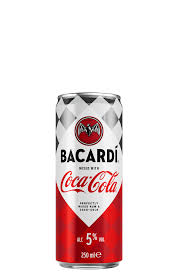 Coca Cola con Bacardi lata 355 ml