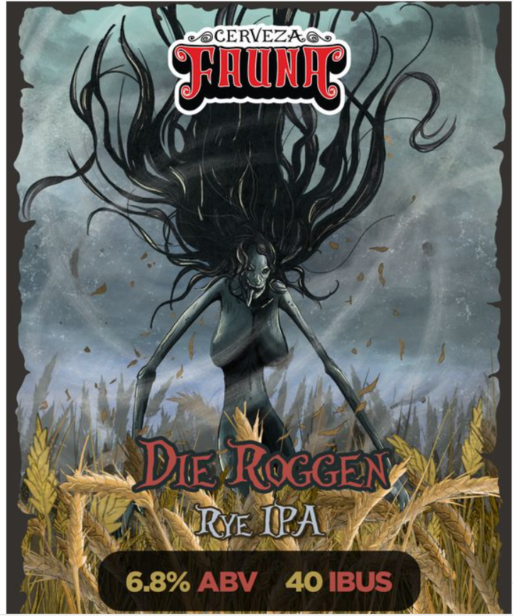 Cerveza Fauna Die Roggen Rye IPA botella 355 ml – Alambique 251