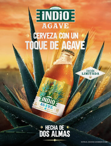 Cerveza Indio Agave Caguamita 300 ml