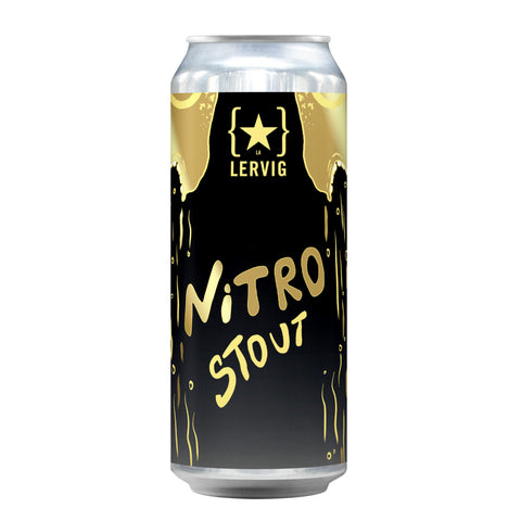 Cerveza Lervig Nitro Stout lata 440 ml