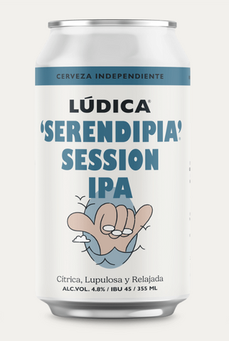Cerveza Lúdica Serendipia - Session IPA 355 ml