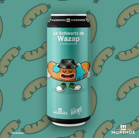 Cerveza Morenos La Schwartz de Wazap 473 ml