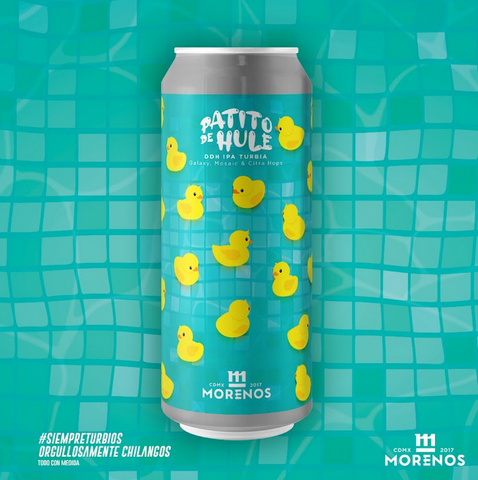 Cerveza Morenos Patito de Hule • IPA turbia • 473 ml