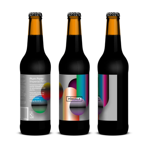 Cerveza Pohjala Plum Porter Imperial Porter botella 330 ml