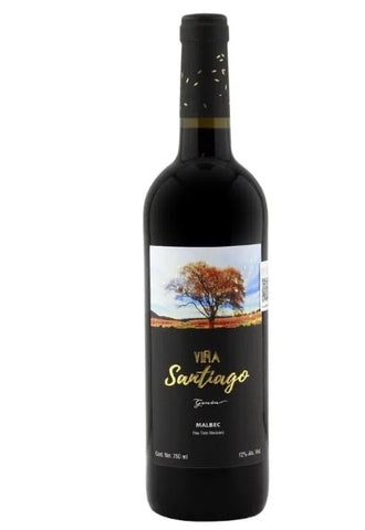 Vino Tinto Viña Santiago Malbec 750 ml