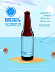 Cerveza 19 Norte Temprano Frecuente Hazy Session IPA 355 ml