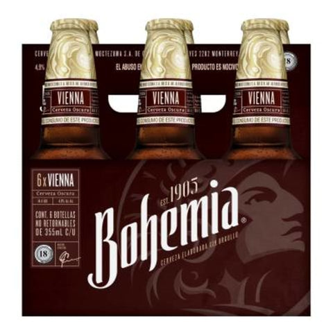 Cerveza Bohemia Obscura Botella 355 ml