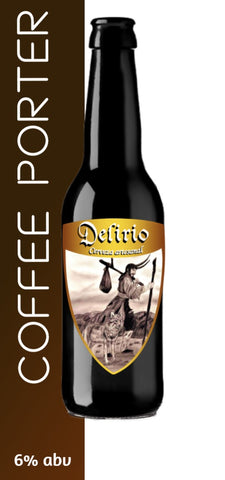 Cerveza Delirio Coffee Porter 355 ml.