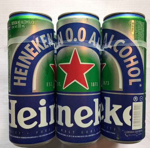 Cerveza Heineken 0.0 Sin Alcohol Lata 355 ml