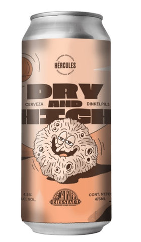 Cerveza Hércules Dry and High Dinkel Pils 473 ml