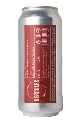 Cerveza Hércules Irlando Cansado 473 ml