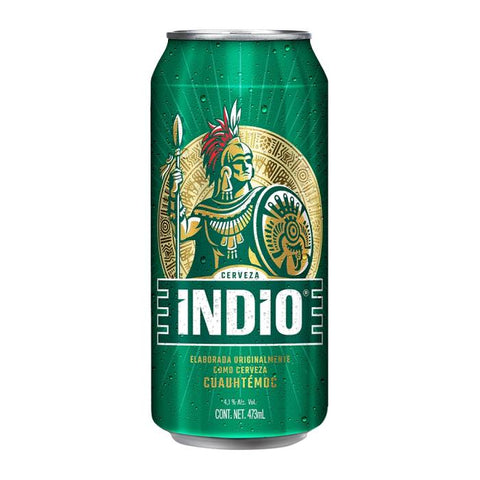 Cerveza Indio Lata 473 ml