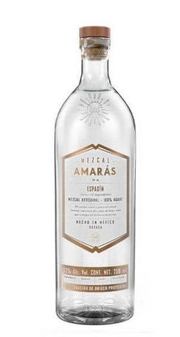 Mezcal artesanal Amarás espadín joven 750 ml