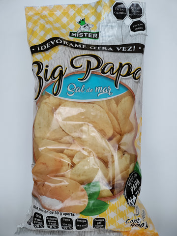 Papas Fritas Saladas con Sal de Mar Mister 400 g