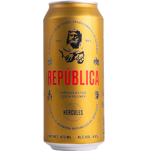 Cerveza Hércules República Czech Pilsner 473 ml