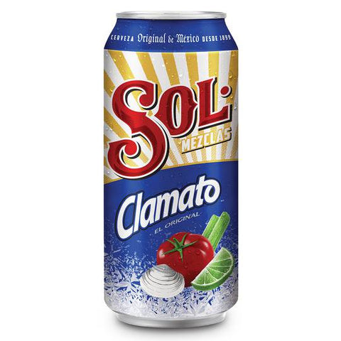 Cerveza Sol Clamato Lata 473 ml