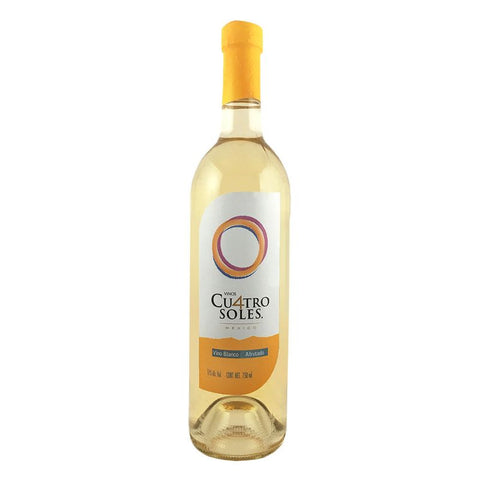 Vino Blanco Cuatro Soles Afrutado 750 ml