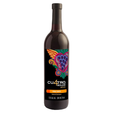 Vino Tinto Cuatro Soles Cabernet Sauvignon 750 ml