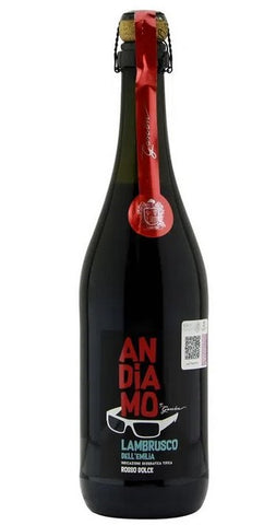 Vino Tinto Espumoso Andiamo Lambrusco 750 ml
